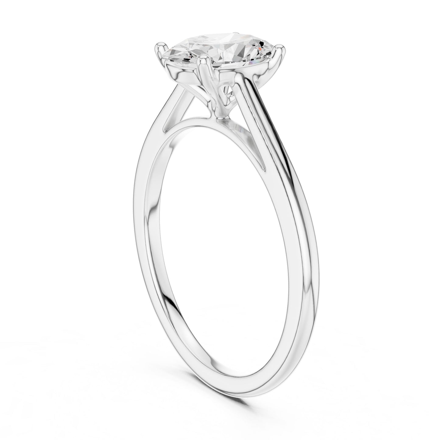 Women's Oval Lab Grown Diamond Ring