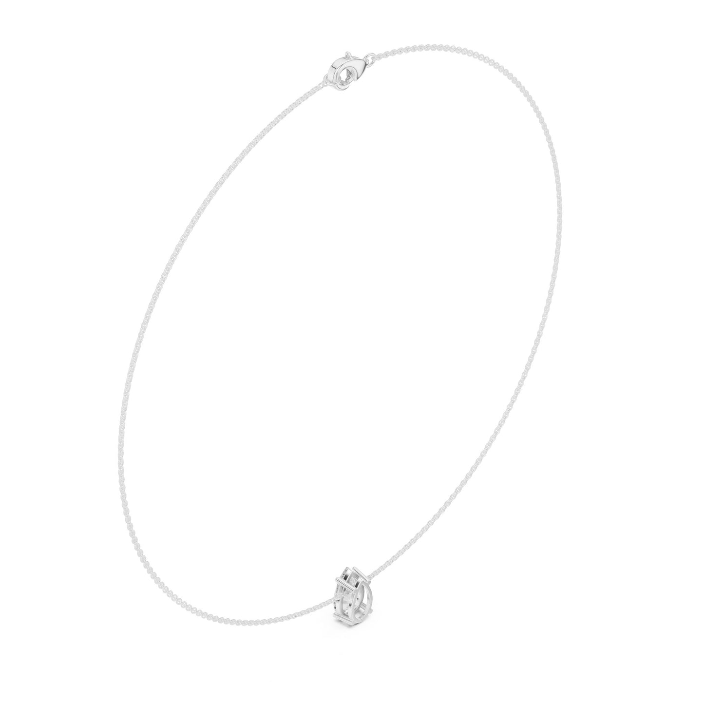 Oval Lab Grown Diamond Pendant