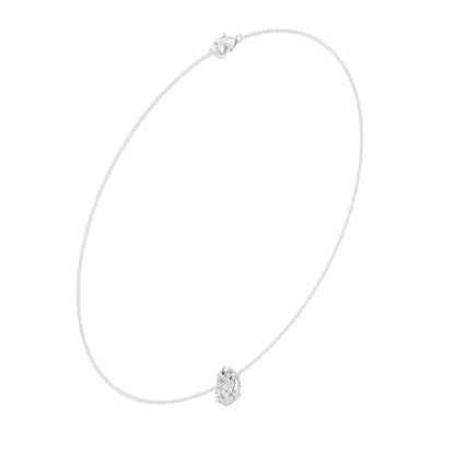 Oval Lab Grown Diamond Pendant
