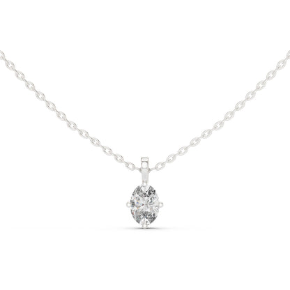 Oval Lab Grown Diamond Pendant