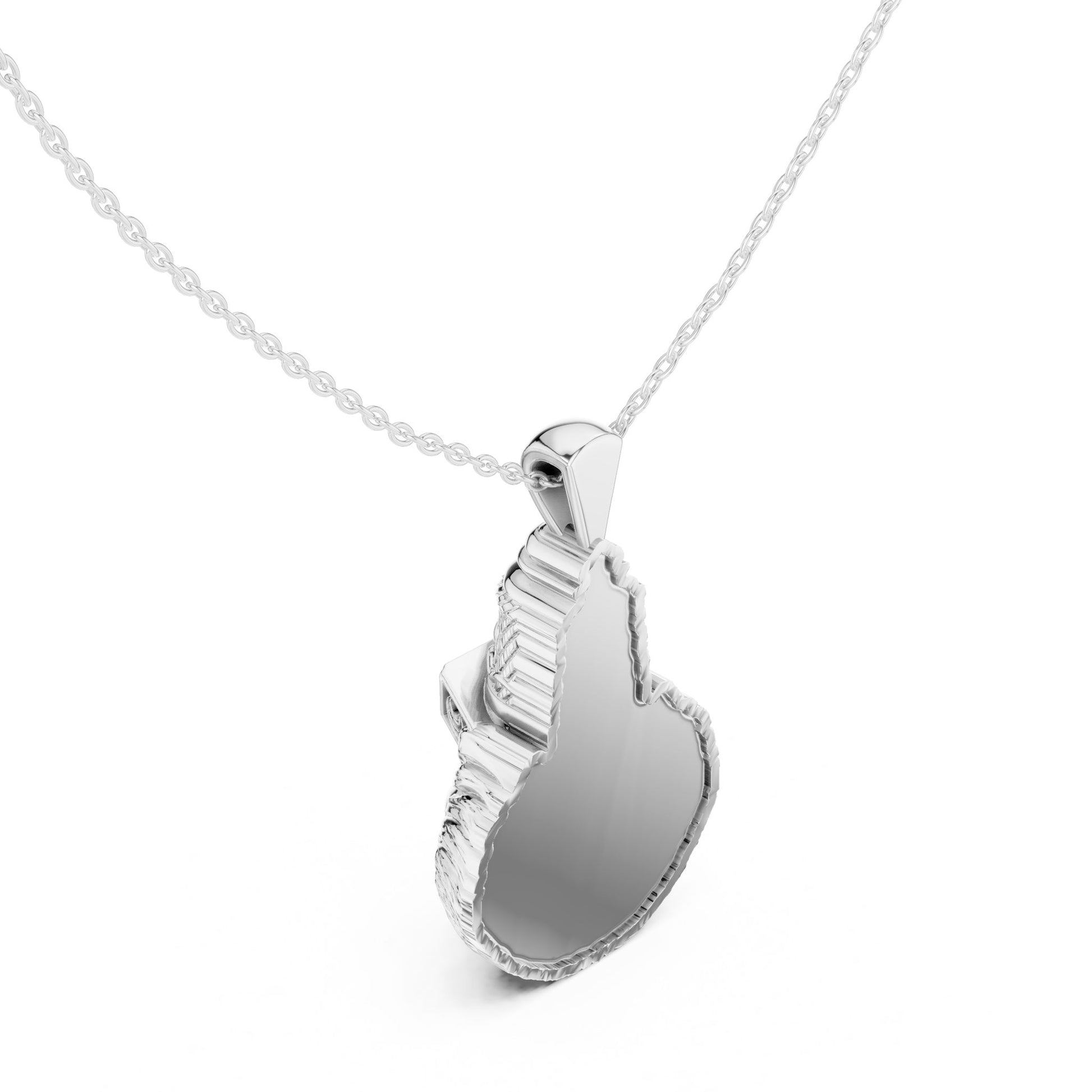 Oval Lab Grown Diamond Pendant