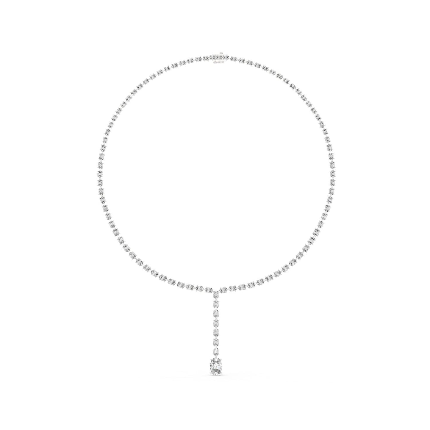 Oval Lab Grown Diamond Pendant
