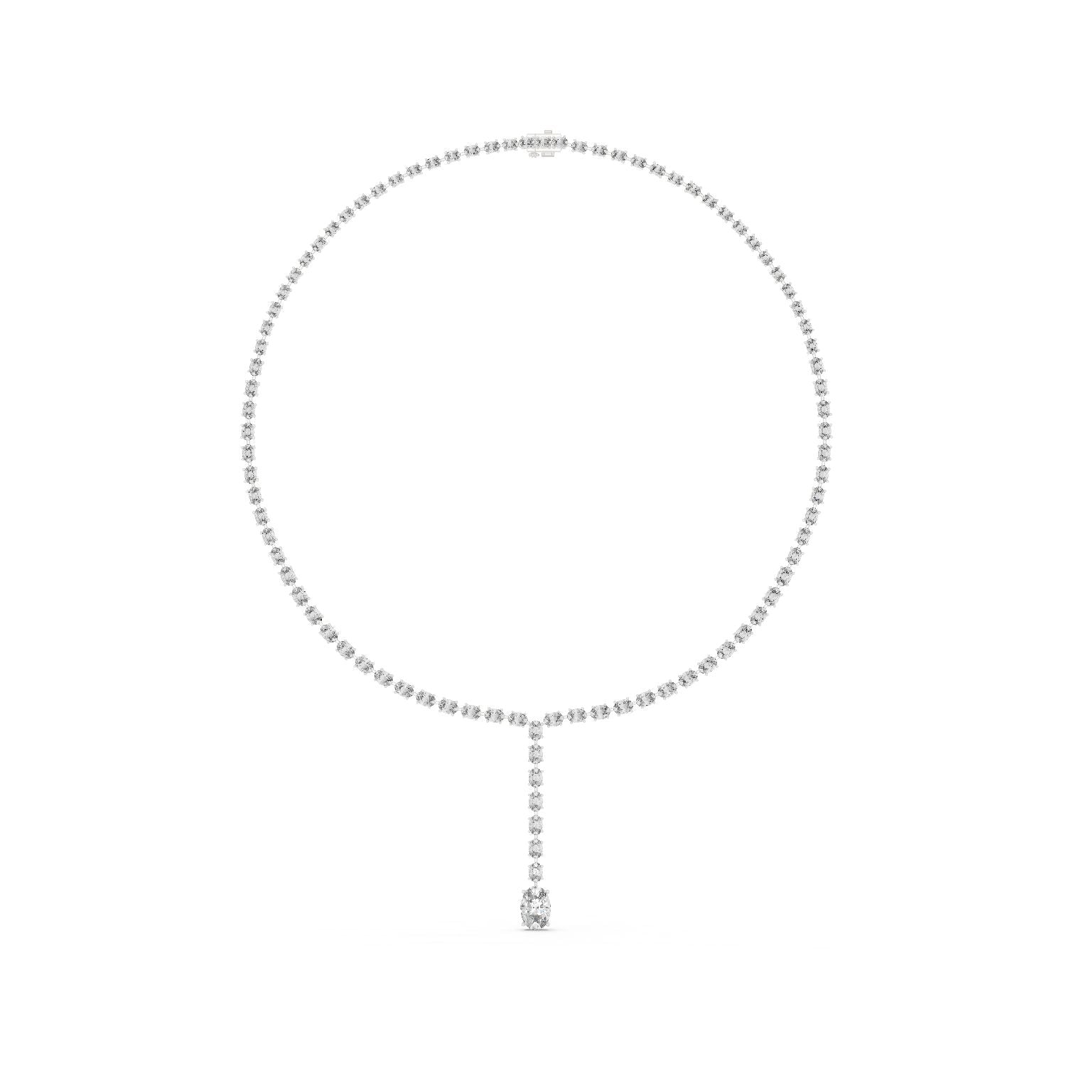 Oval Lab Grown Diamond Pendant