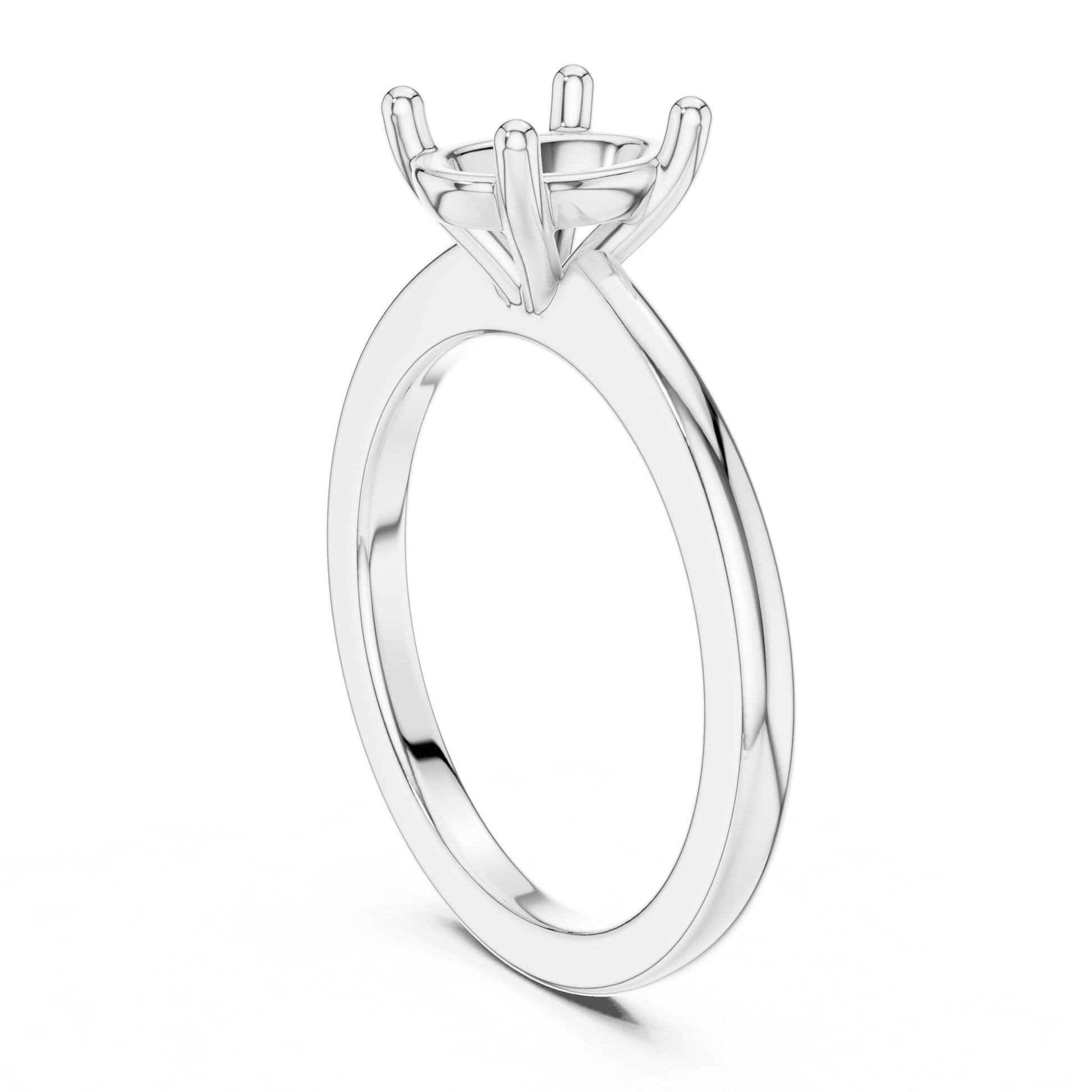 Oval Lab Grown Diamond Solitaire Engagement Ring