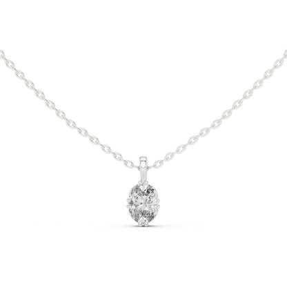 Oval Lab Grown Diamond Pendant