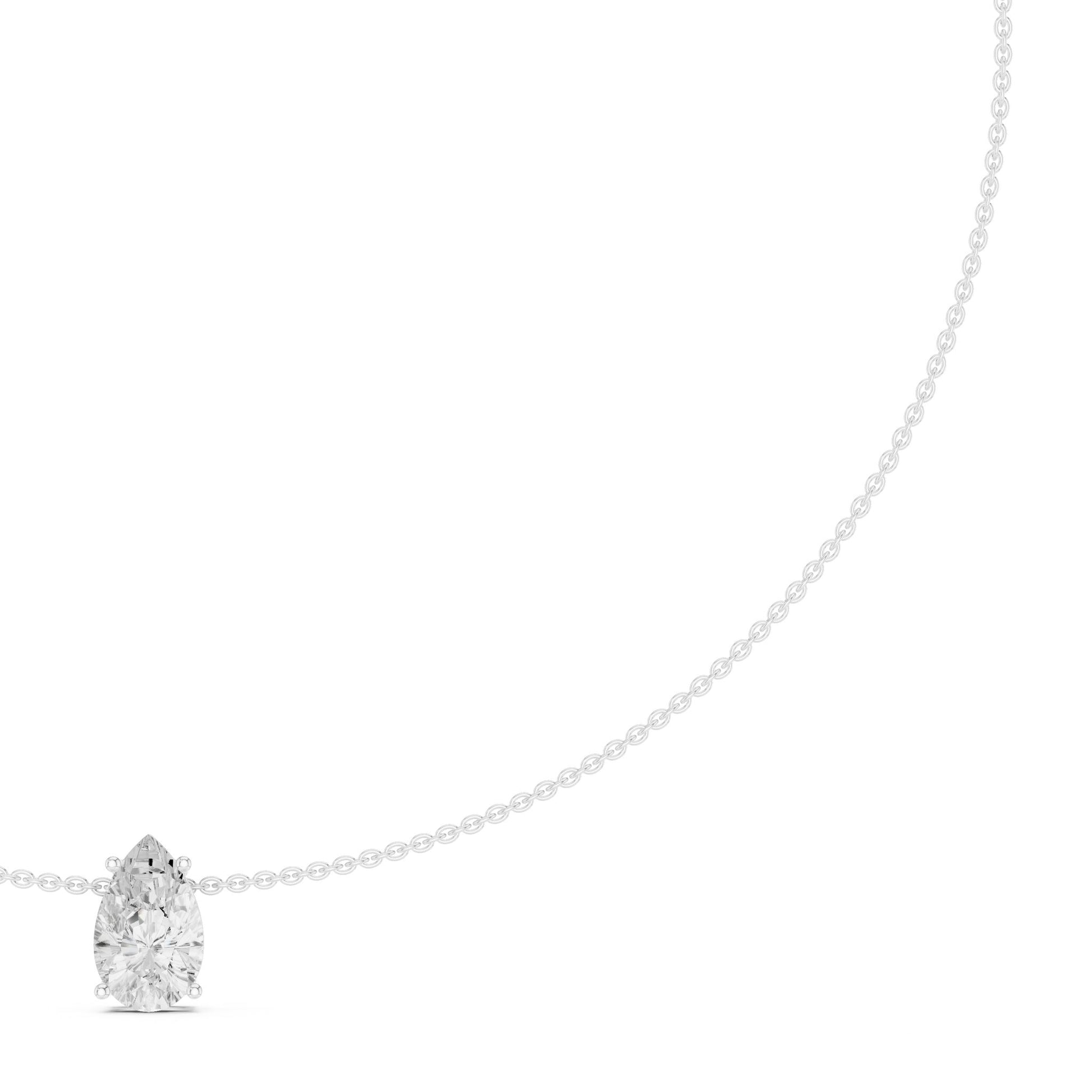 Oval Lab Grown Diamond Pendant