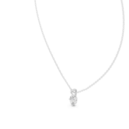 Oval Lab Grown Diamond Pendant