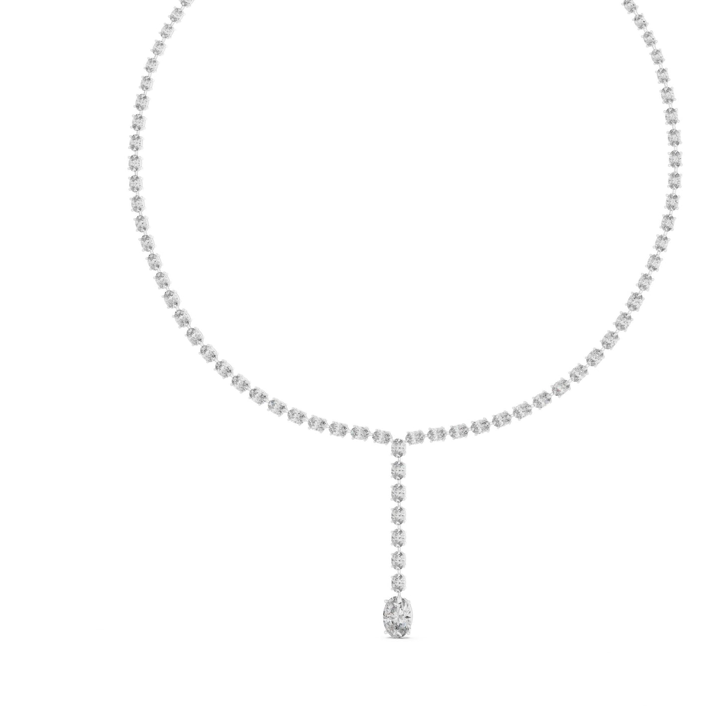 Oval Lab Grown Diamond Pendant