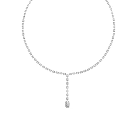 Oval Lab Grown Diamond Pendant