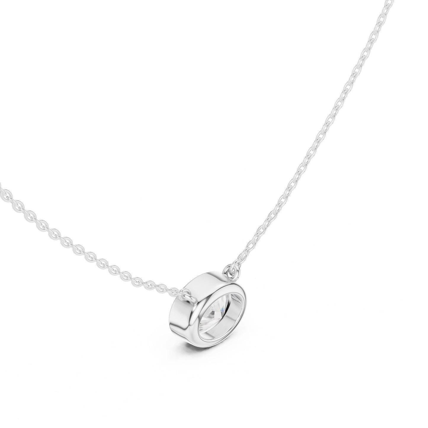 Oval Lab Grown Diamond Pendant