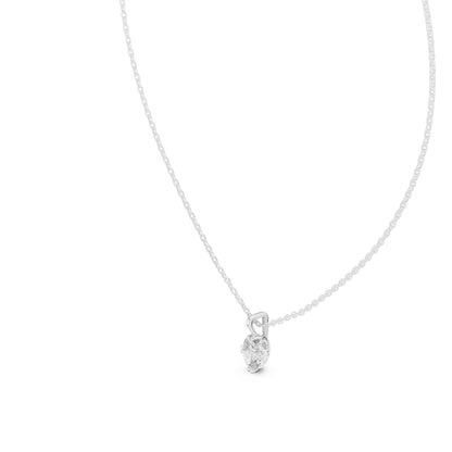 Oval Lab Grown Diamond Pendant
