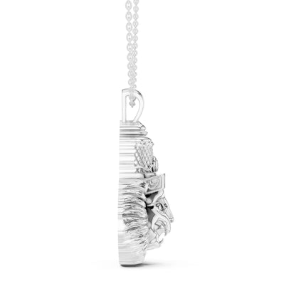 Oval Lab Grown Diamond Pendant