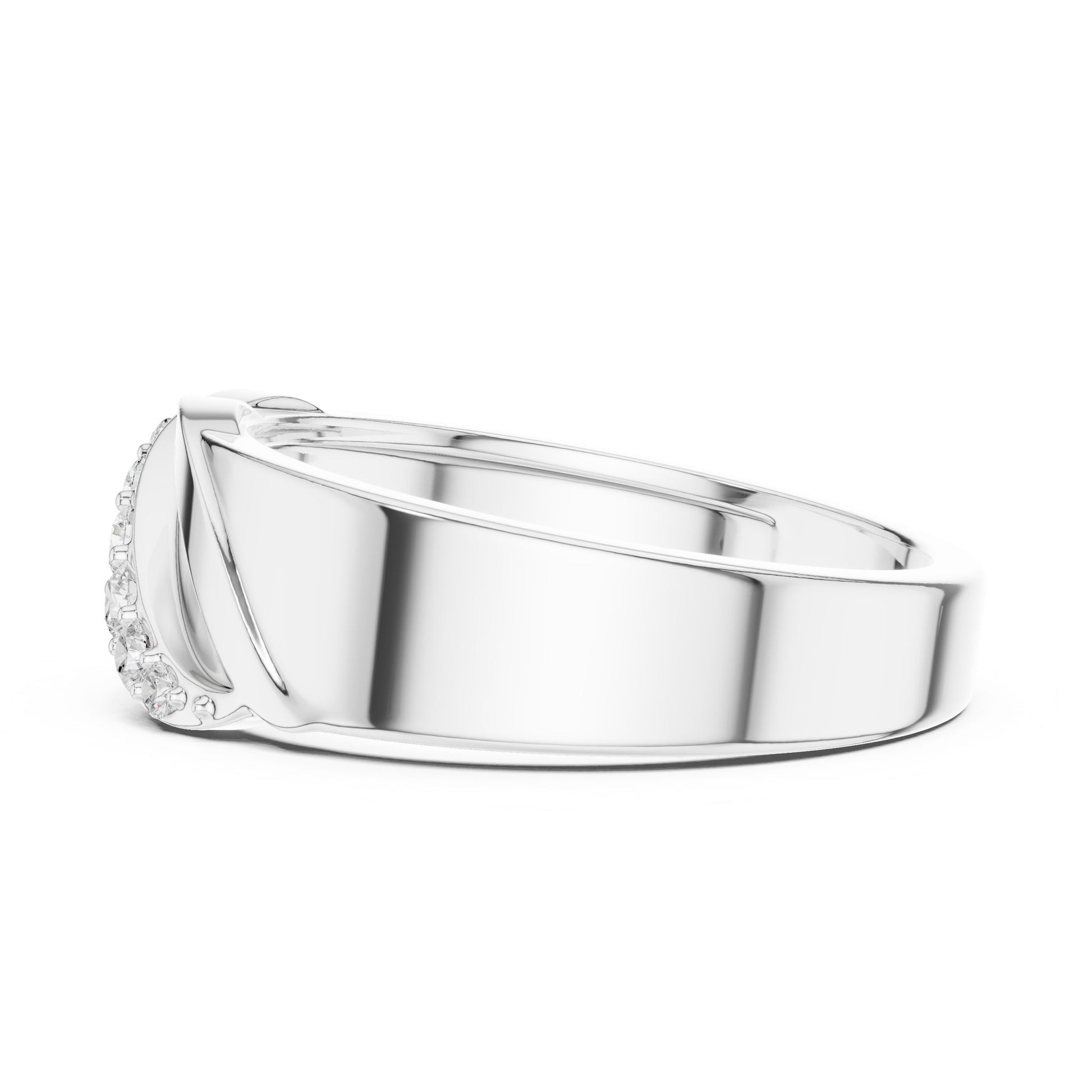 Men's Oval Lab Grown Diamond Ring