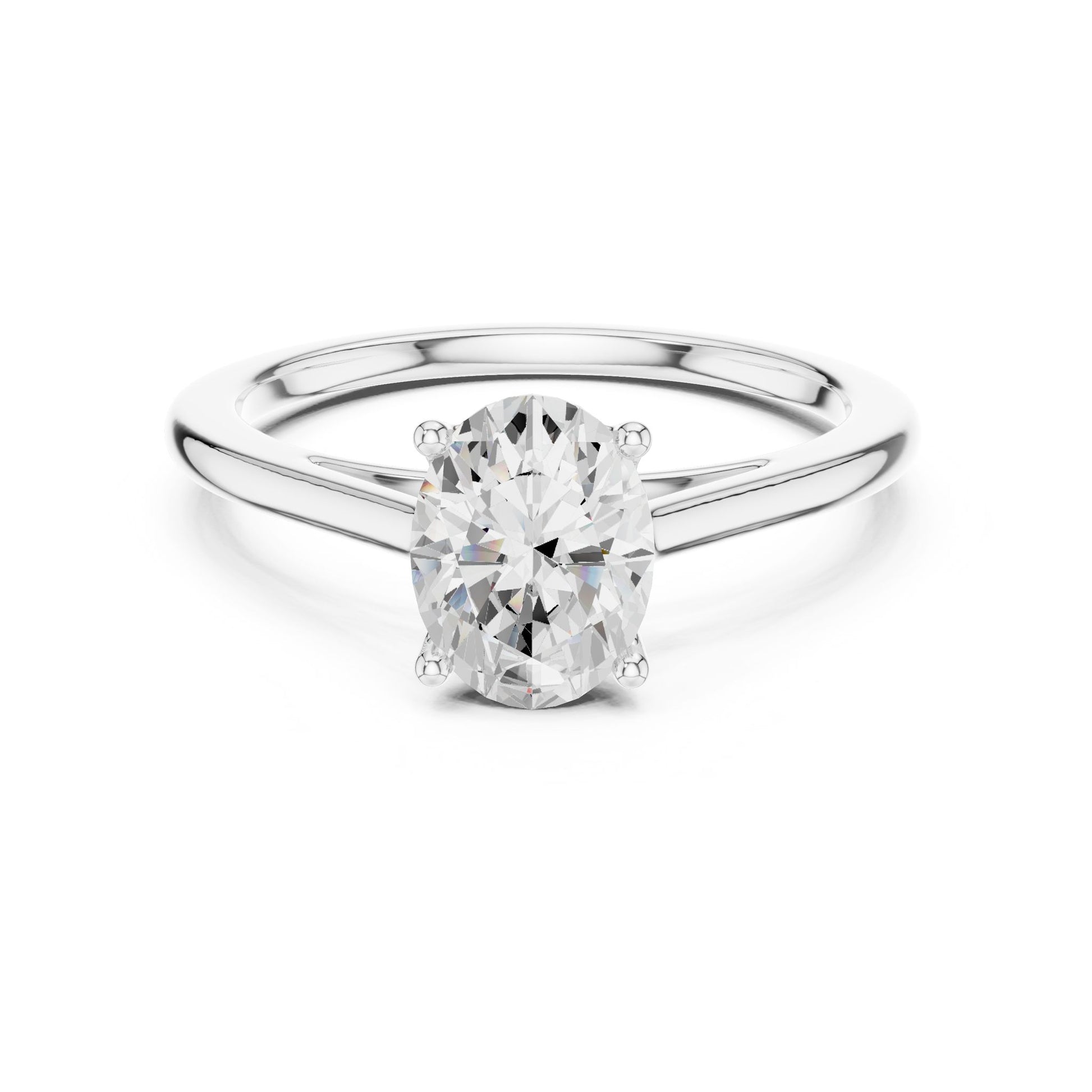 Women's Oval Lab Grown Diamond Ring