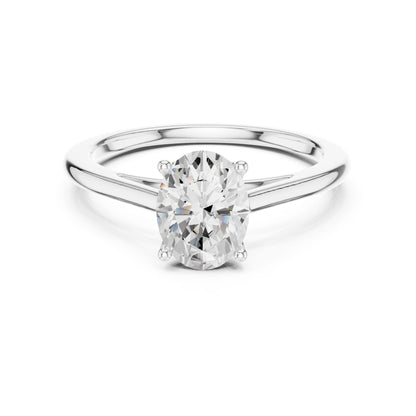 Women's Oval Lab Grown Diamond Ring
