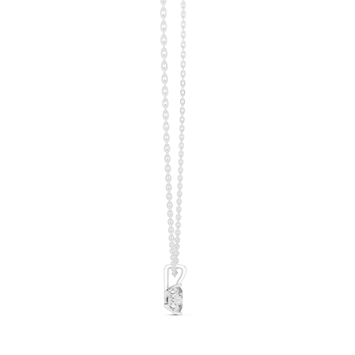 Oval Lab Grown Diamond Pendant