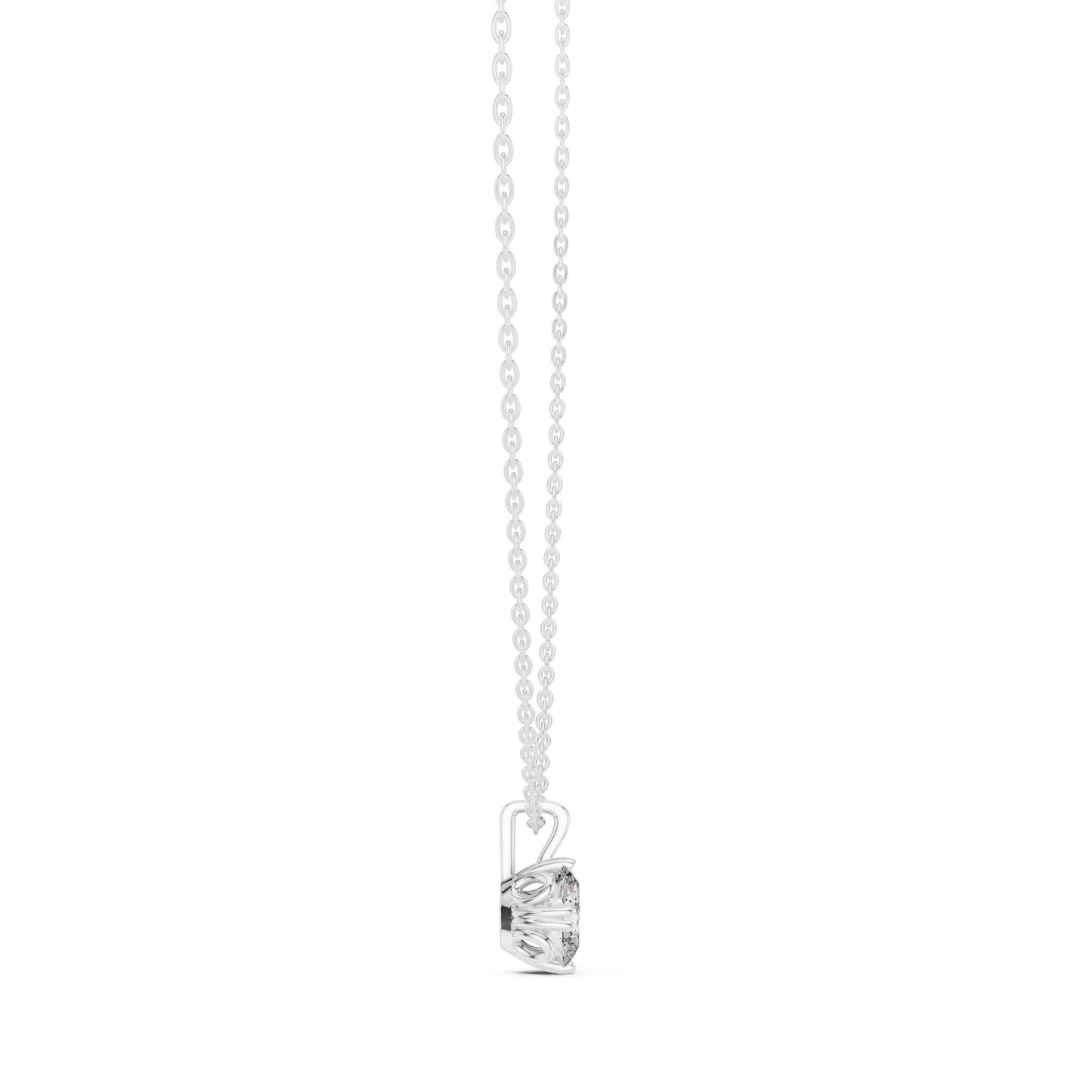 Oval Lab Grown Diamond Pendant