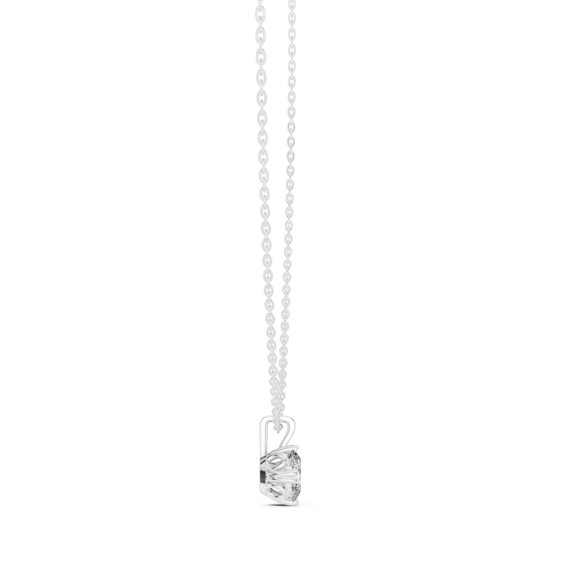 Oval Lab Grown Diamond Pendant