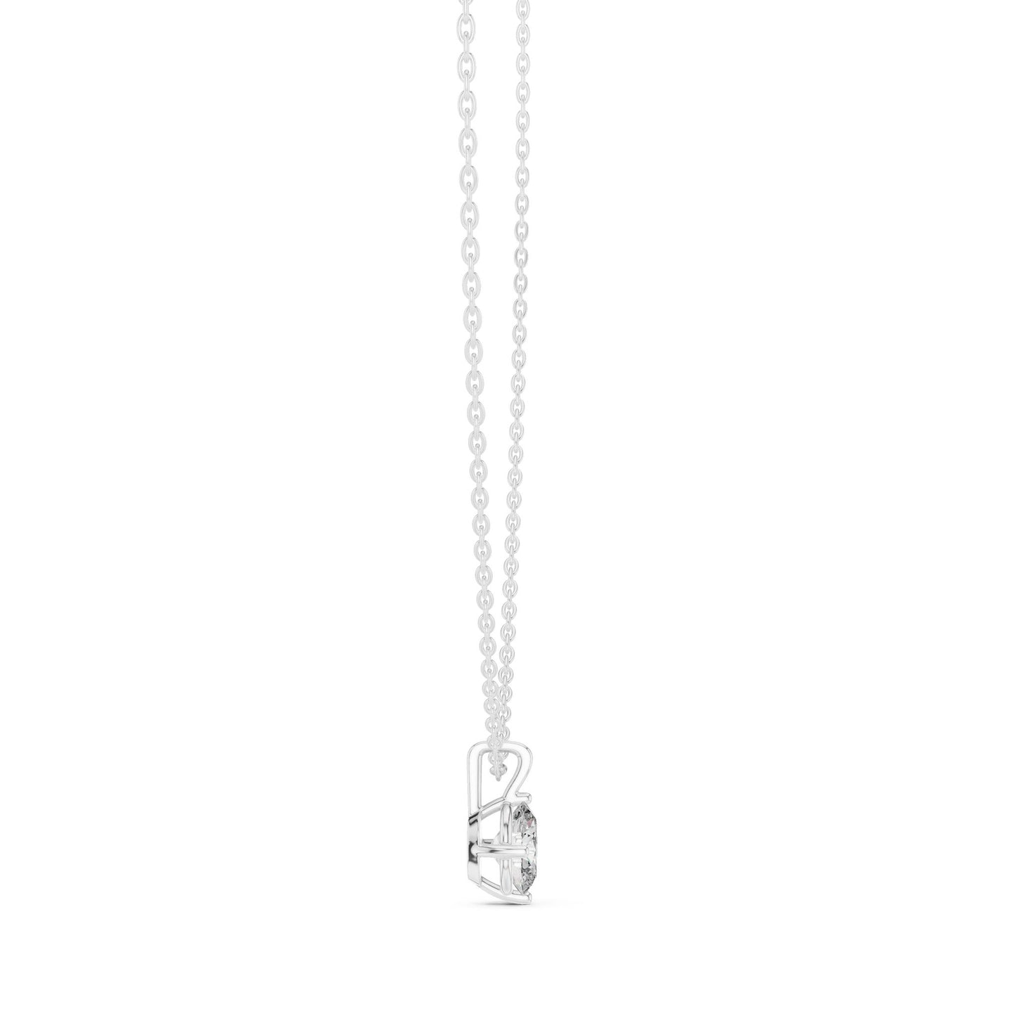 Oval Lab Grown Diamond Pendant