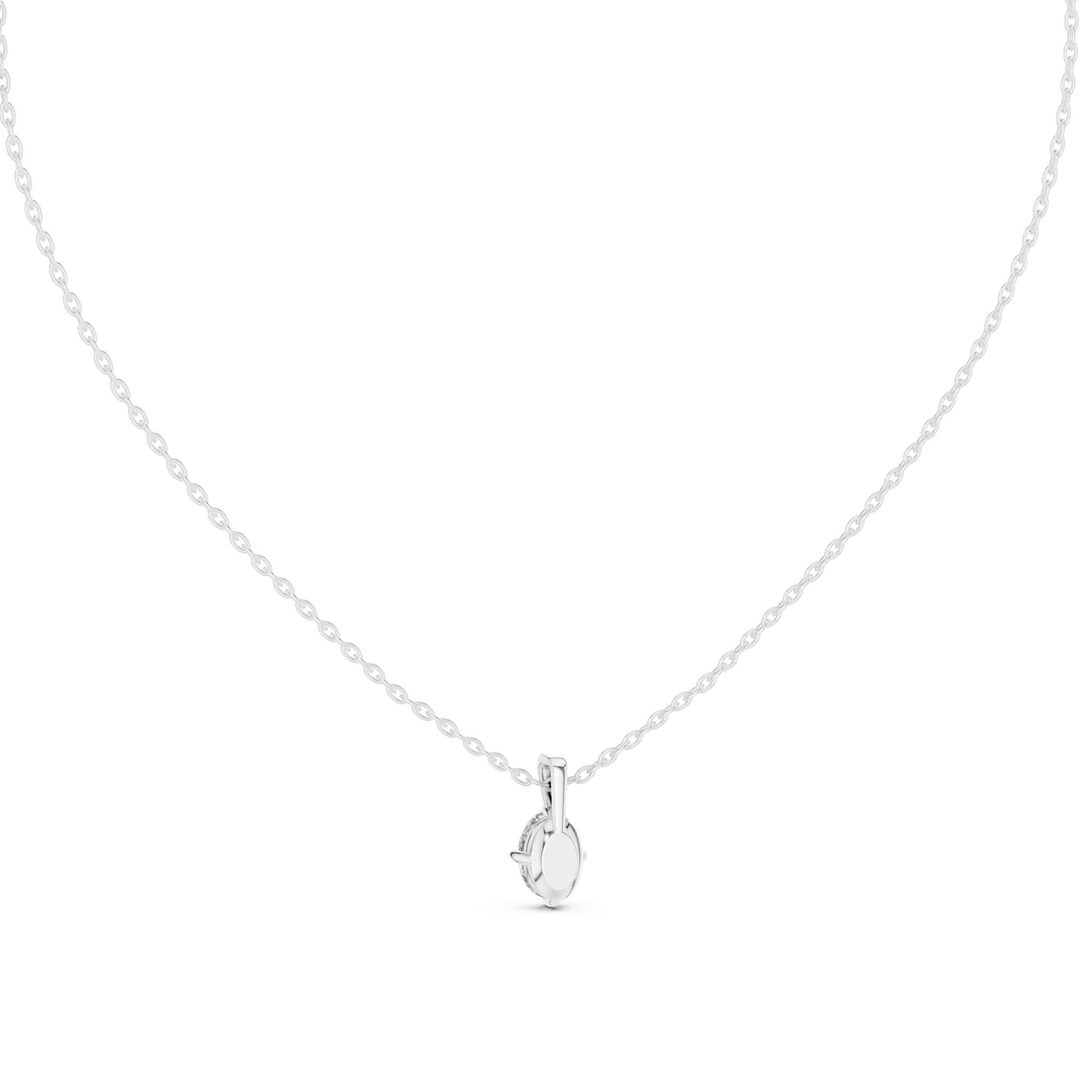 Oval Lab Grown Diamond Pendant