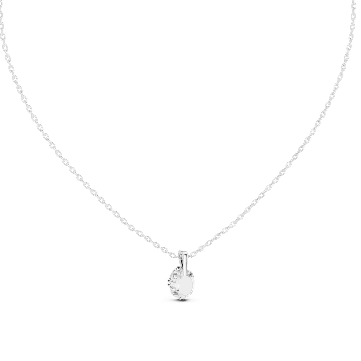 Oval Lab Grown Diamond Pendant