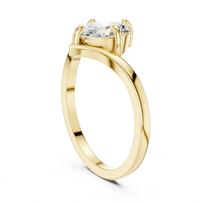 Oval Lab Grown Diamond Solitaire Engagement Ring