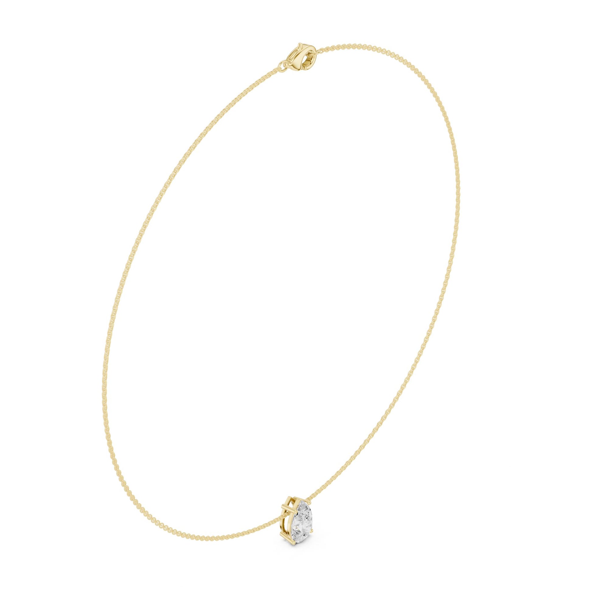 Oval Lab Grown Diamond Pendant