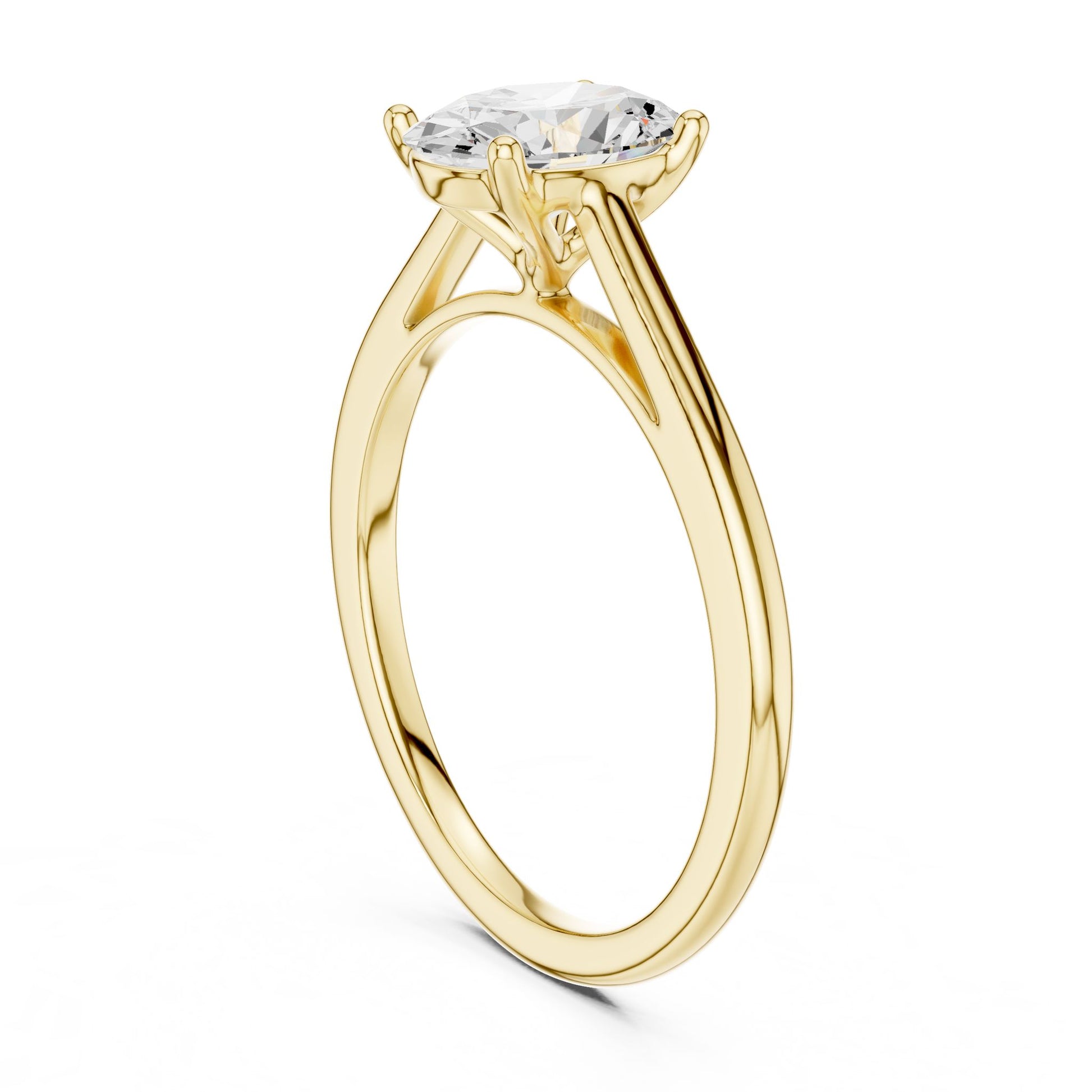 Women's Oval Lab Grown Diamond Ring