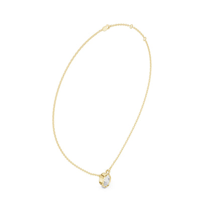 Oval Lab Grown Diamond Pendant