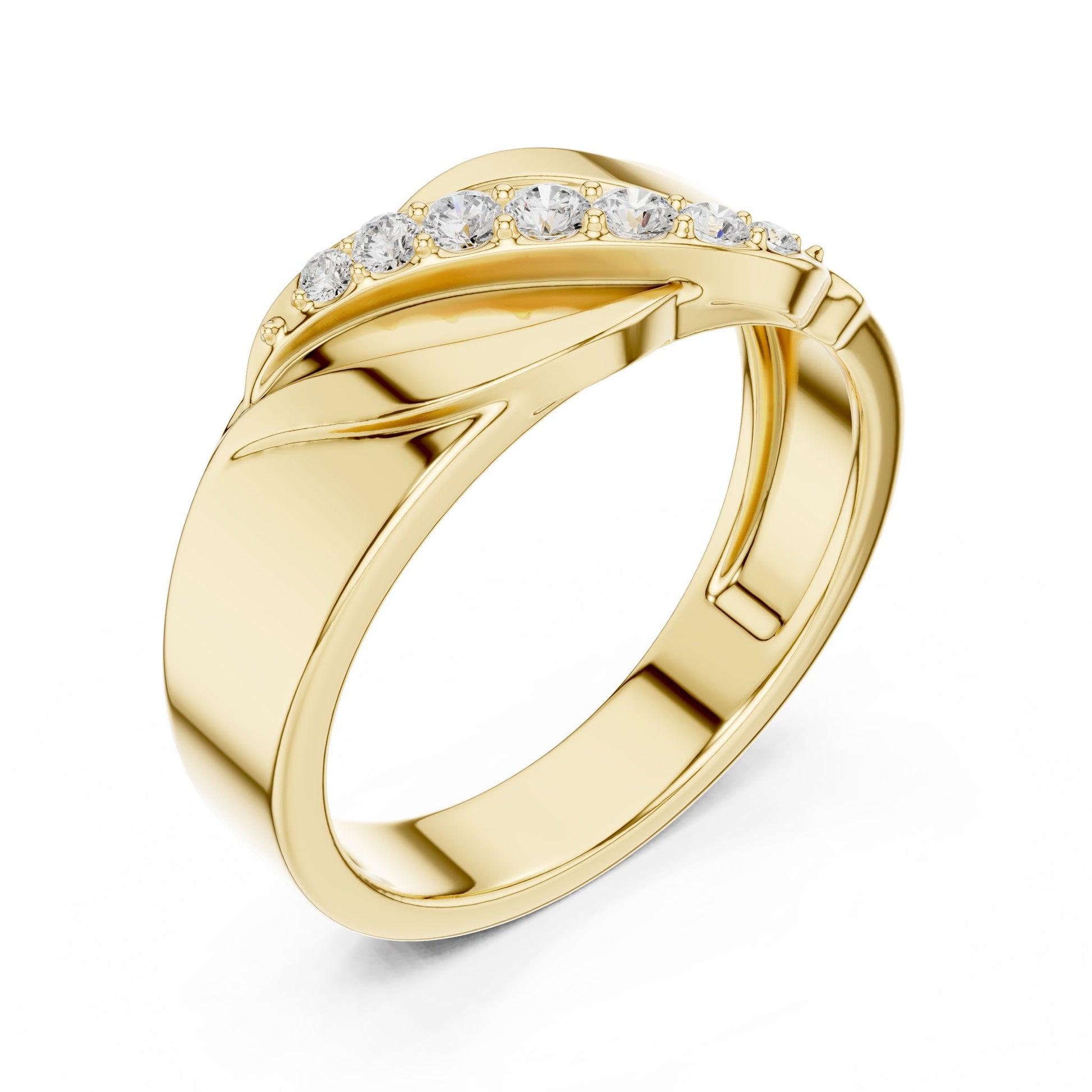 Men's Oval Lab Grown Diamond Ring