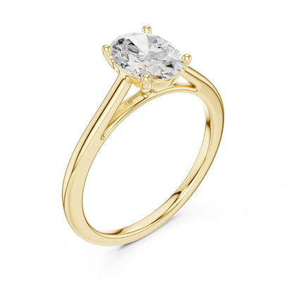 Women's Oval Lab Grown Diamond Ring