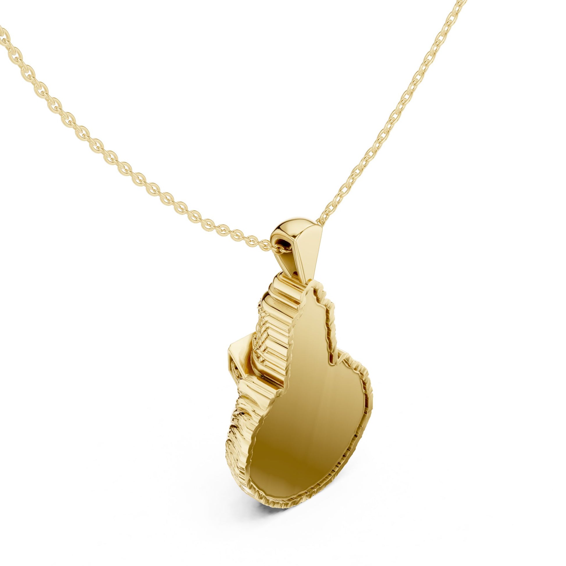 Oval Lab Grown Diamond Pendant