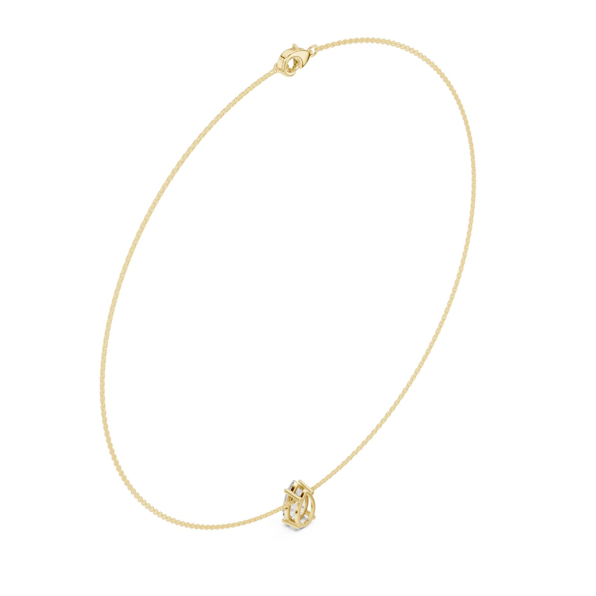 Oval Lab Grown Diamond Pendant
