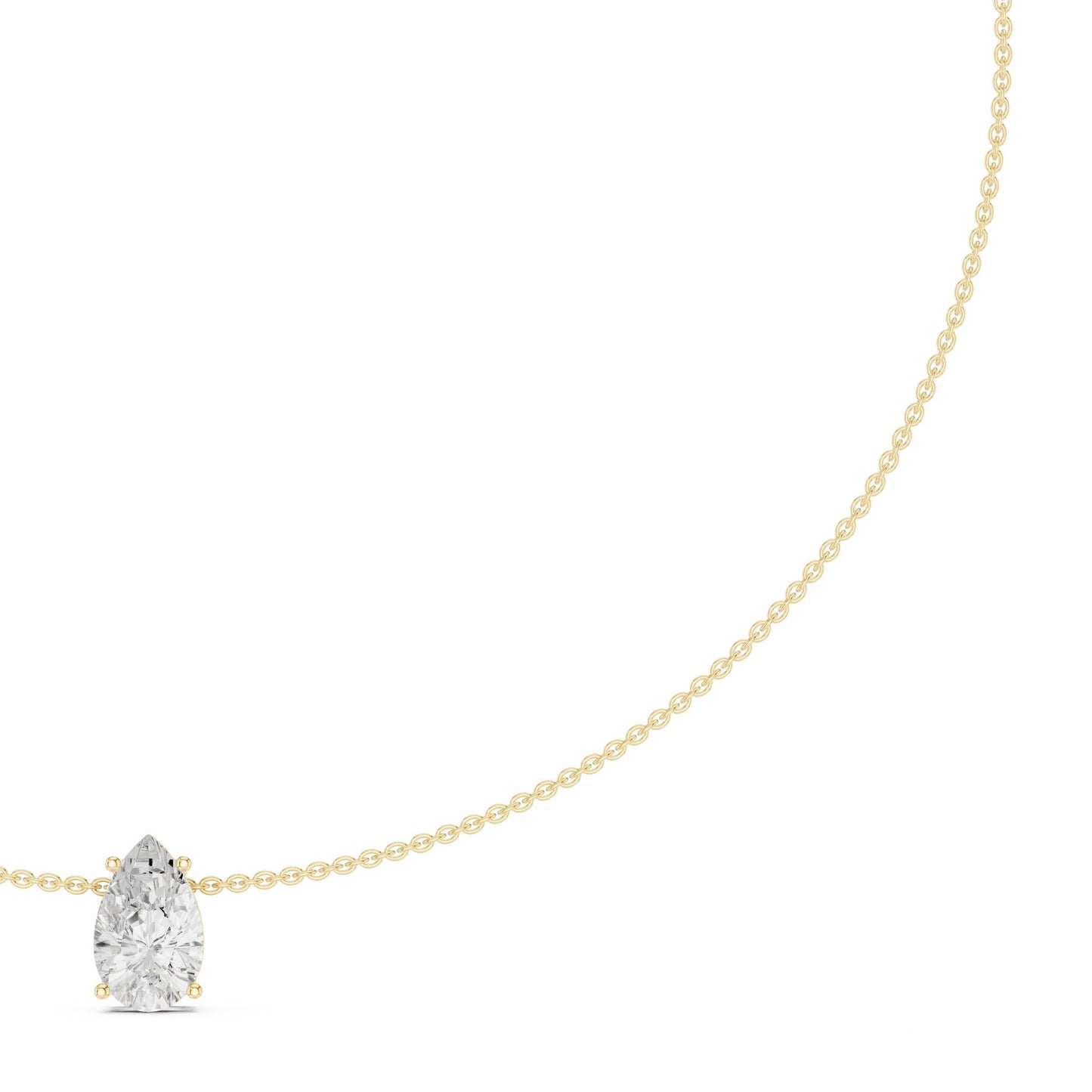 Oval Lab Grown Diamond Pendant