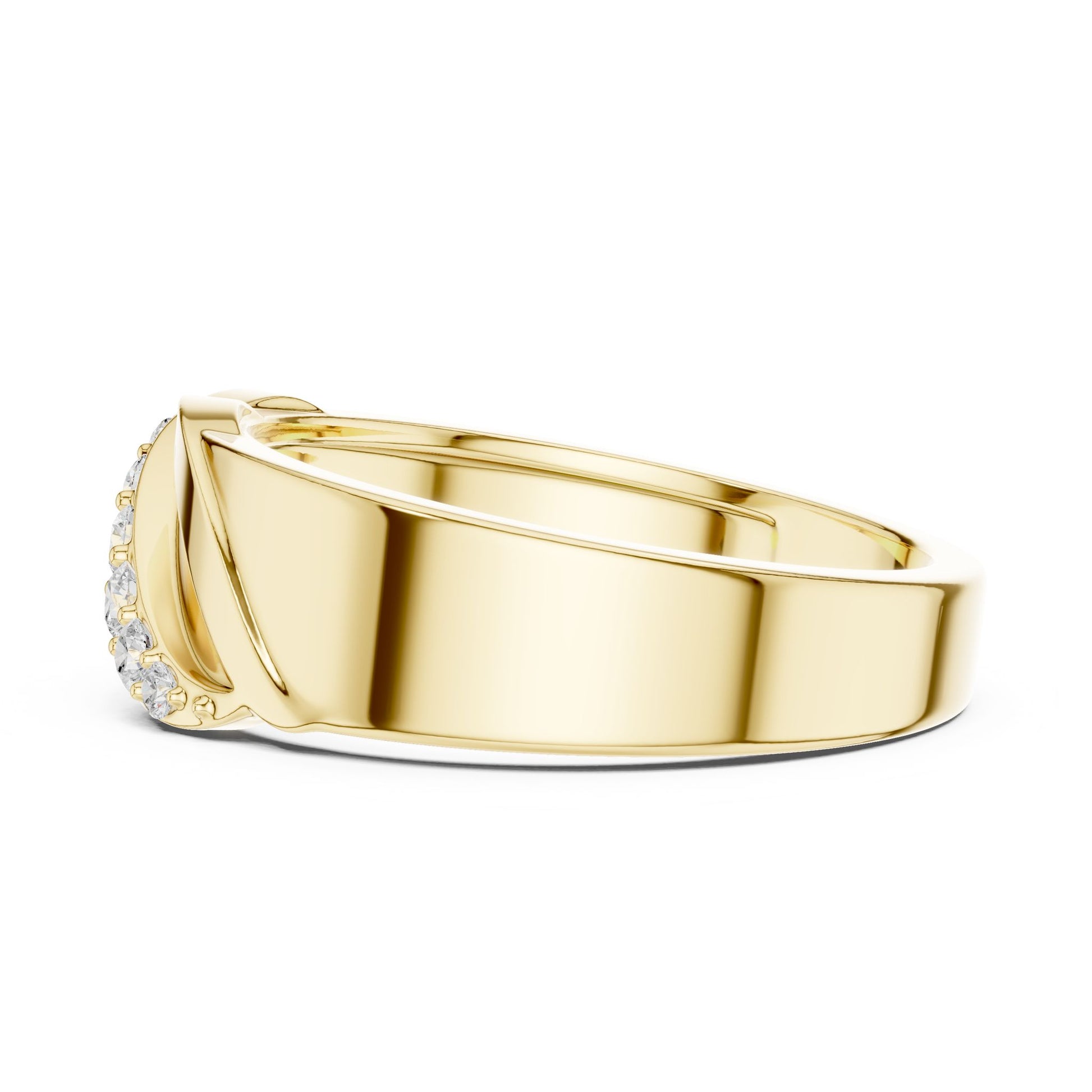 Men's Oval Lab Grown Diamond Ring