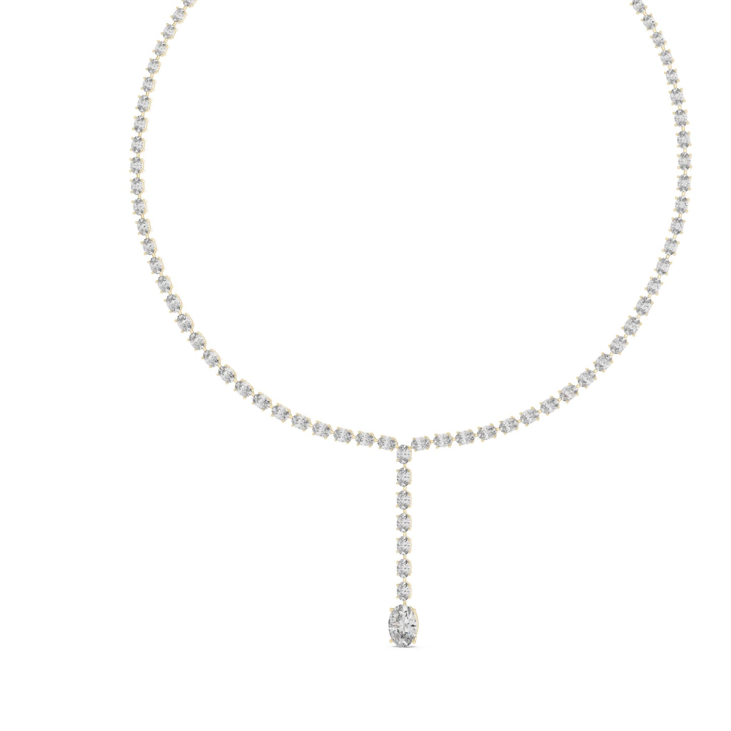 Oval Lab Grown Diamond Pendant
