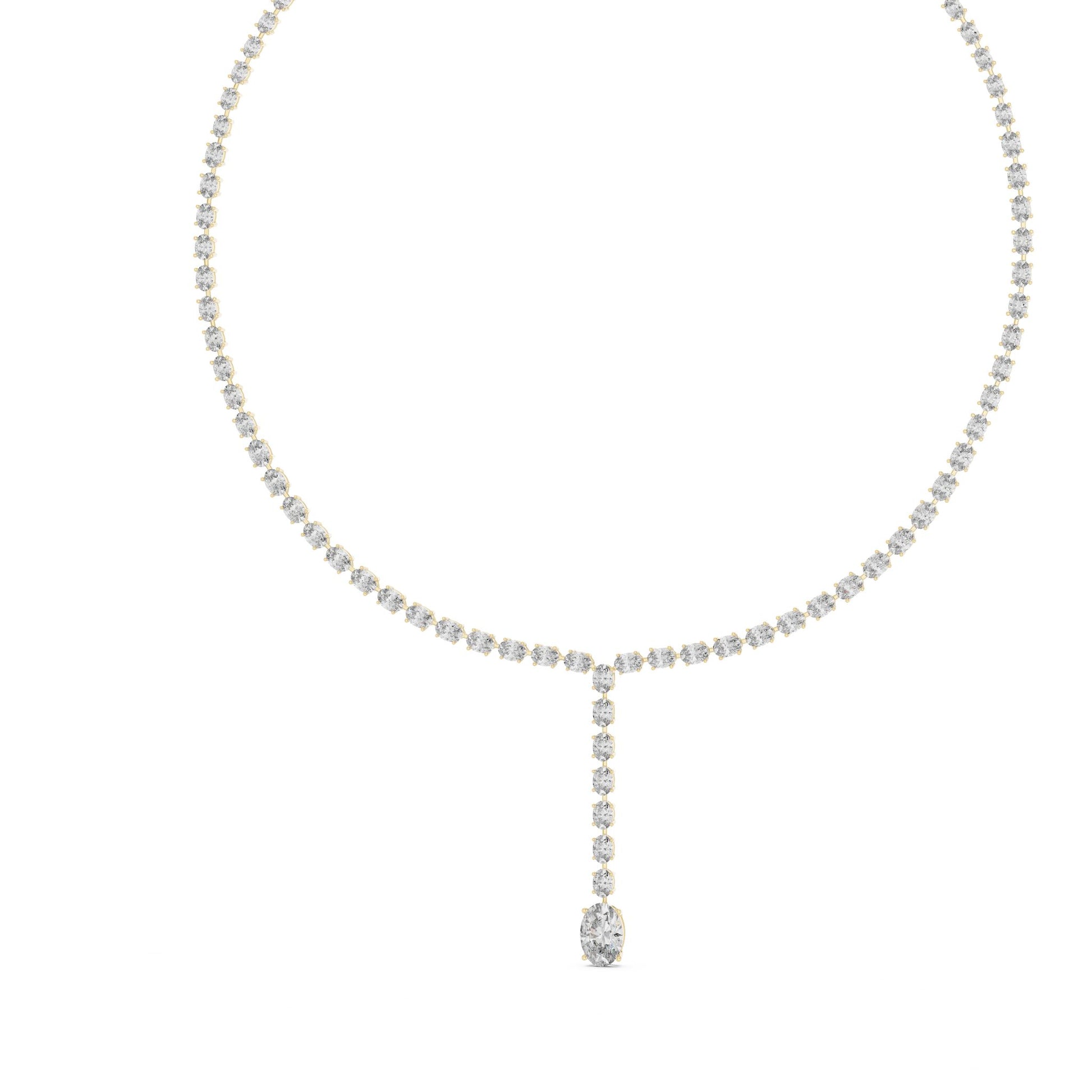 Oval Lab Grown Diamond Pendant