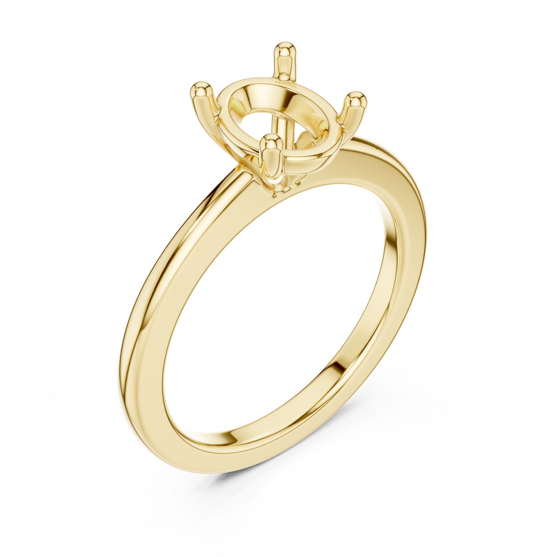 Oval Lab Grown Diamond Solitaire Engagement Ring