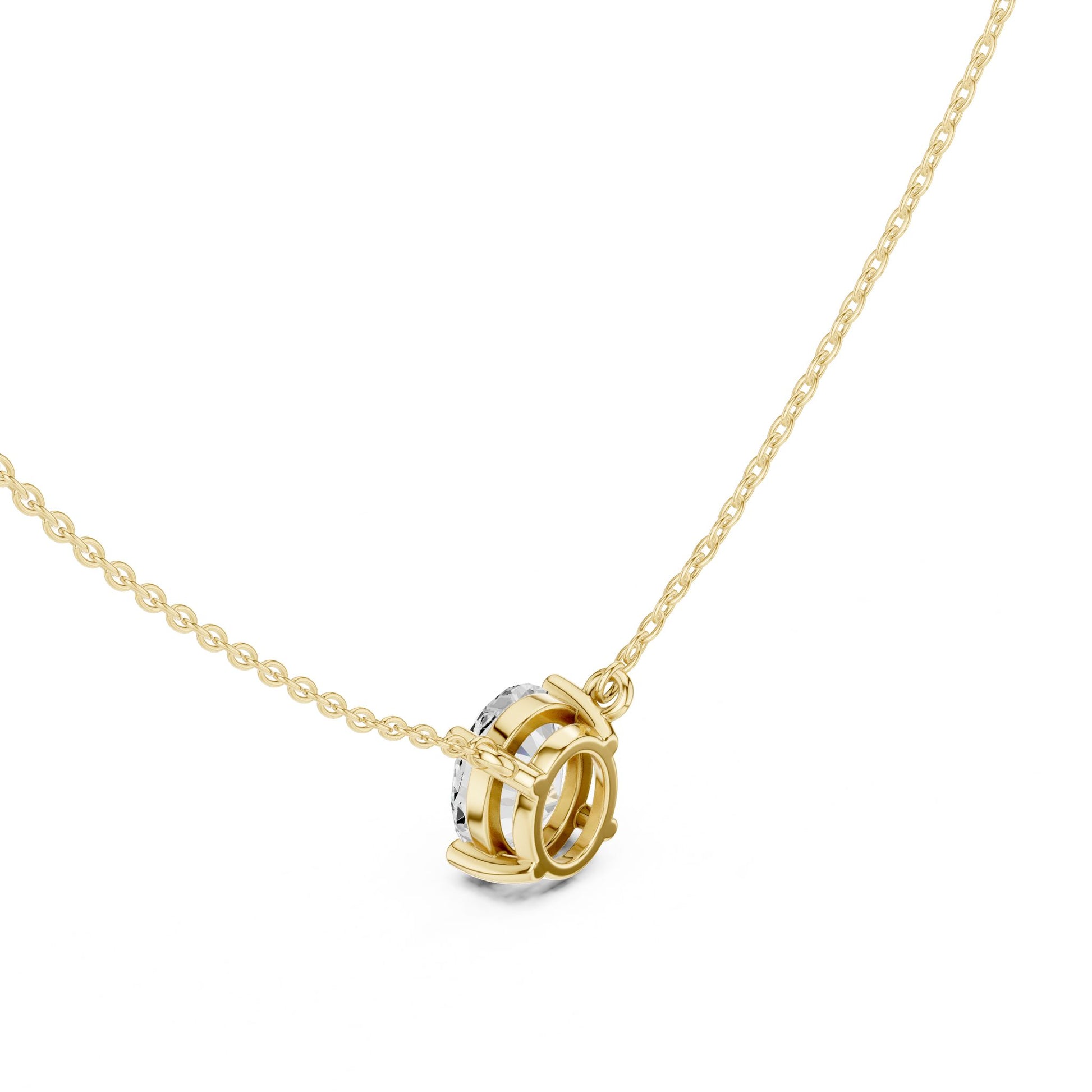 Oval Lab Grown Diamond Pendant