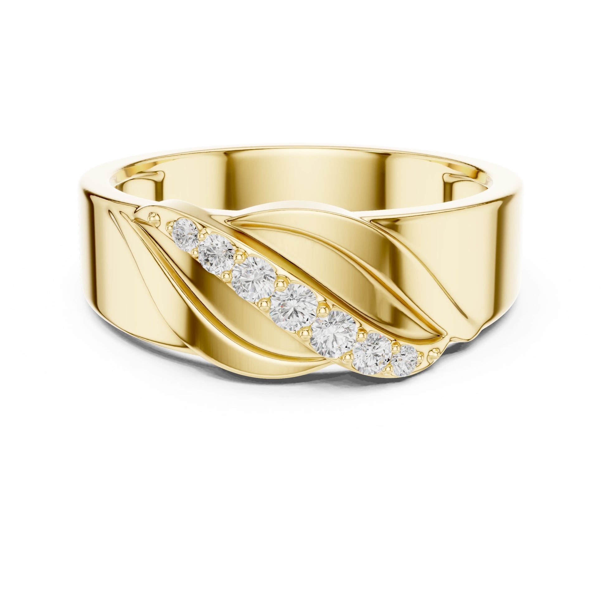 Men's Oval Lab Grown Diamond Ring