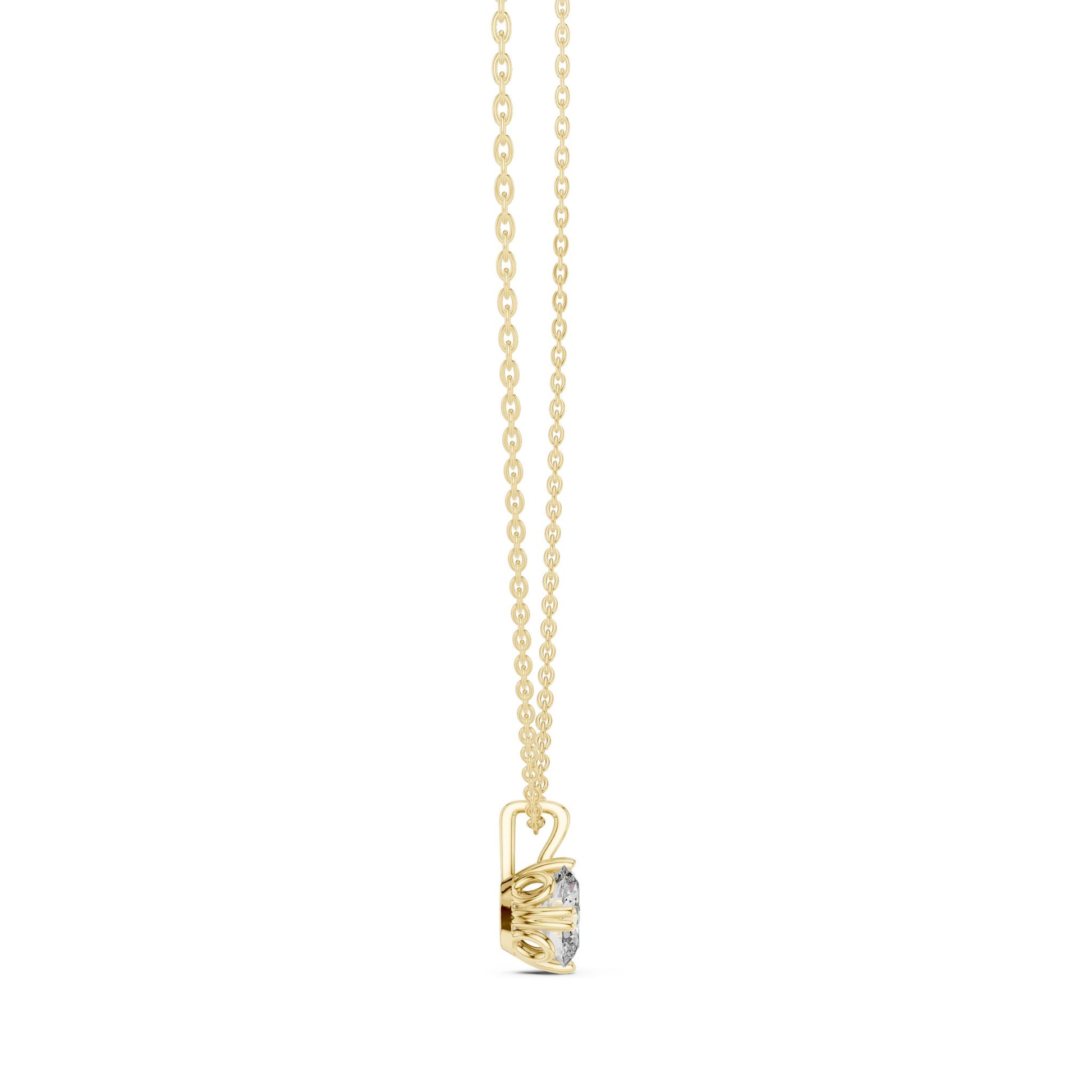 Oval Lab Grown Diamond Pendant