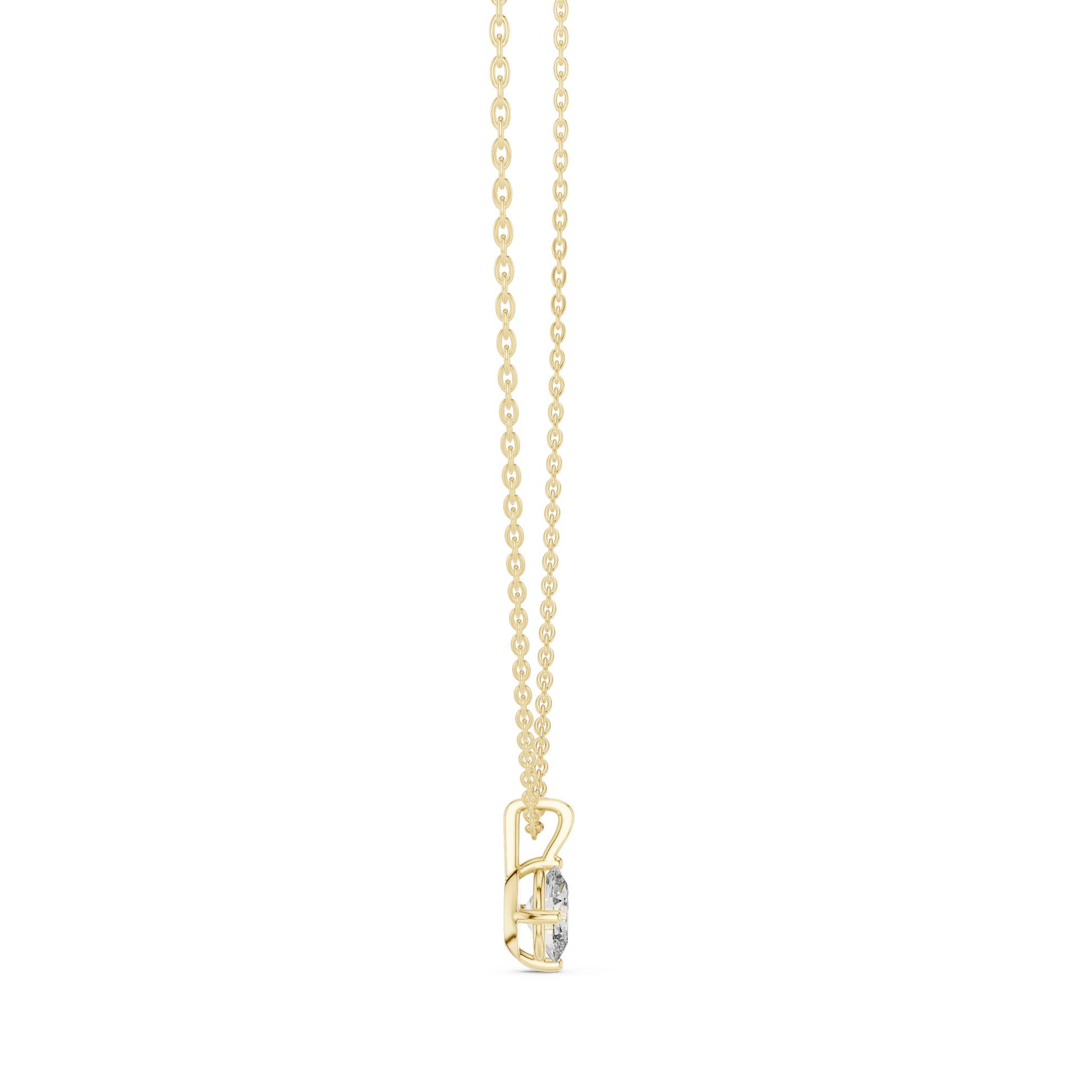 Oval Lab Grown Diamond Pendant