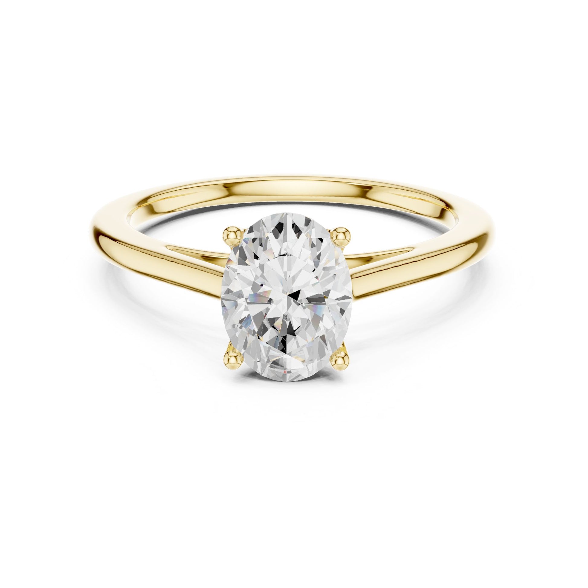 Women's Oval Lab Grown Diamond Ring