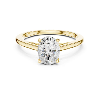 Women's Oval Lab Grown Diamond Ring