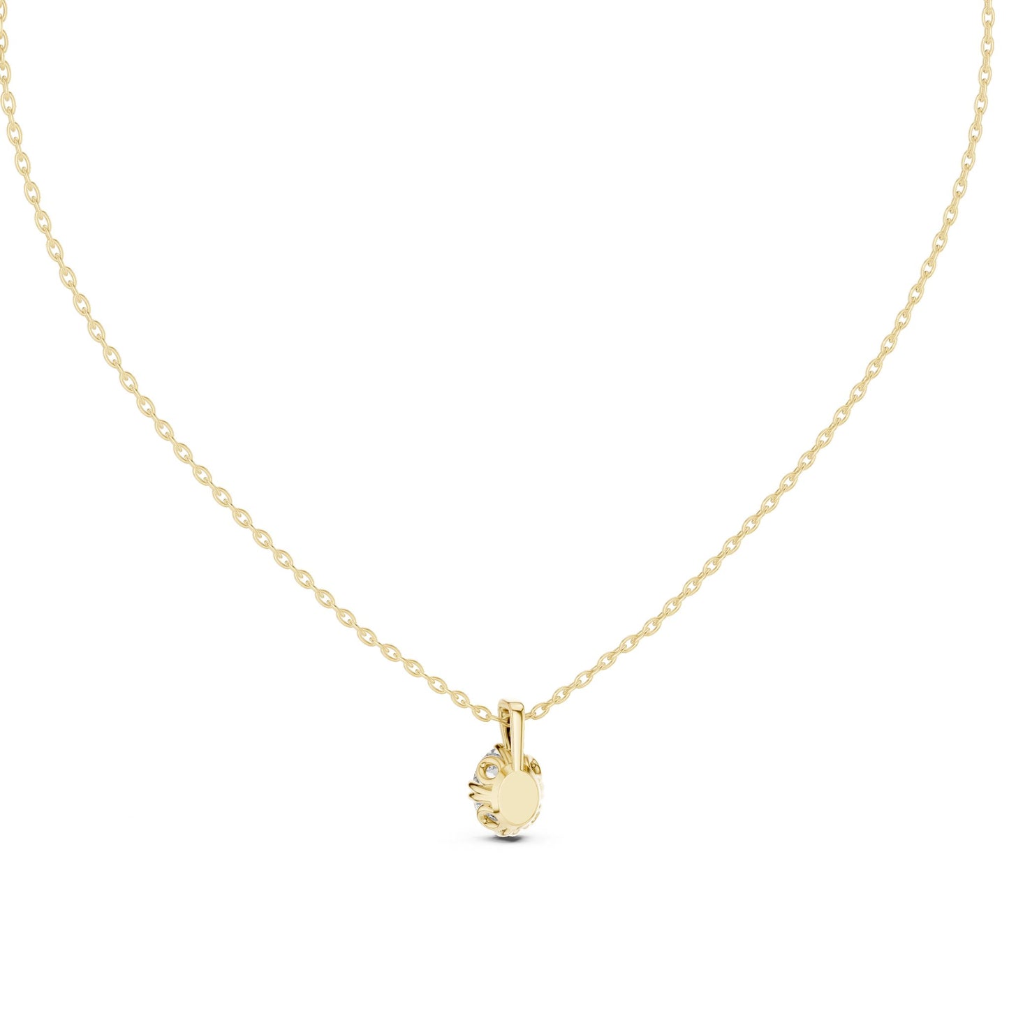 Oval Lab Grown Diamond Pendant