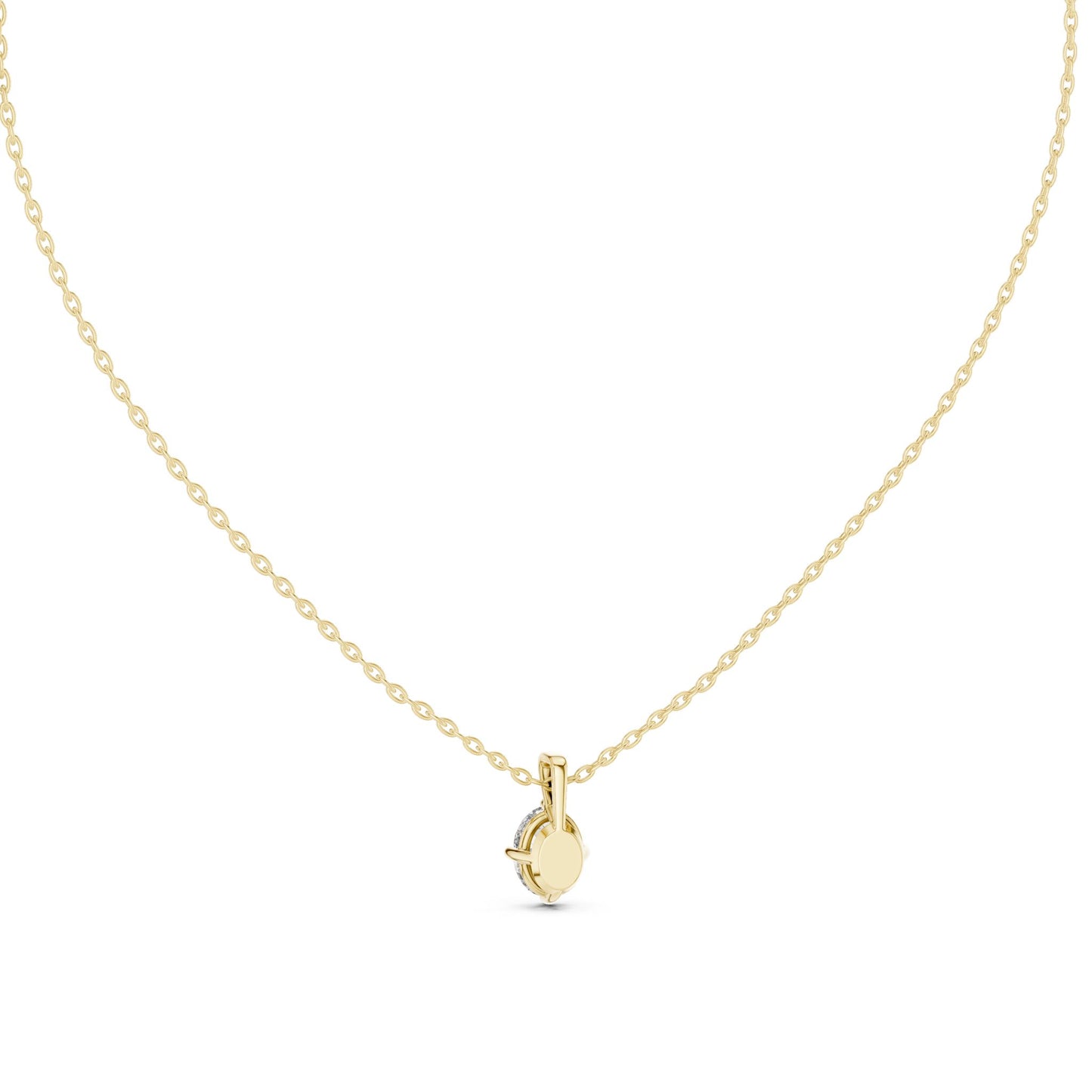 Oval Lab Grown Diamond Pendant