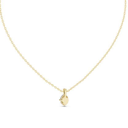 Oval Lab Grown Diamond Pendant