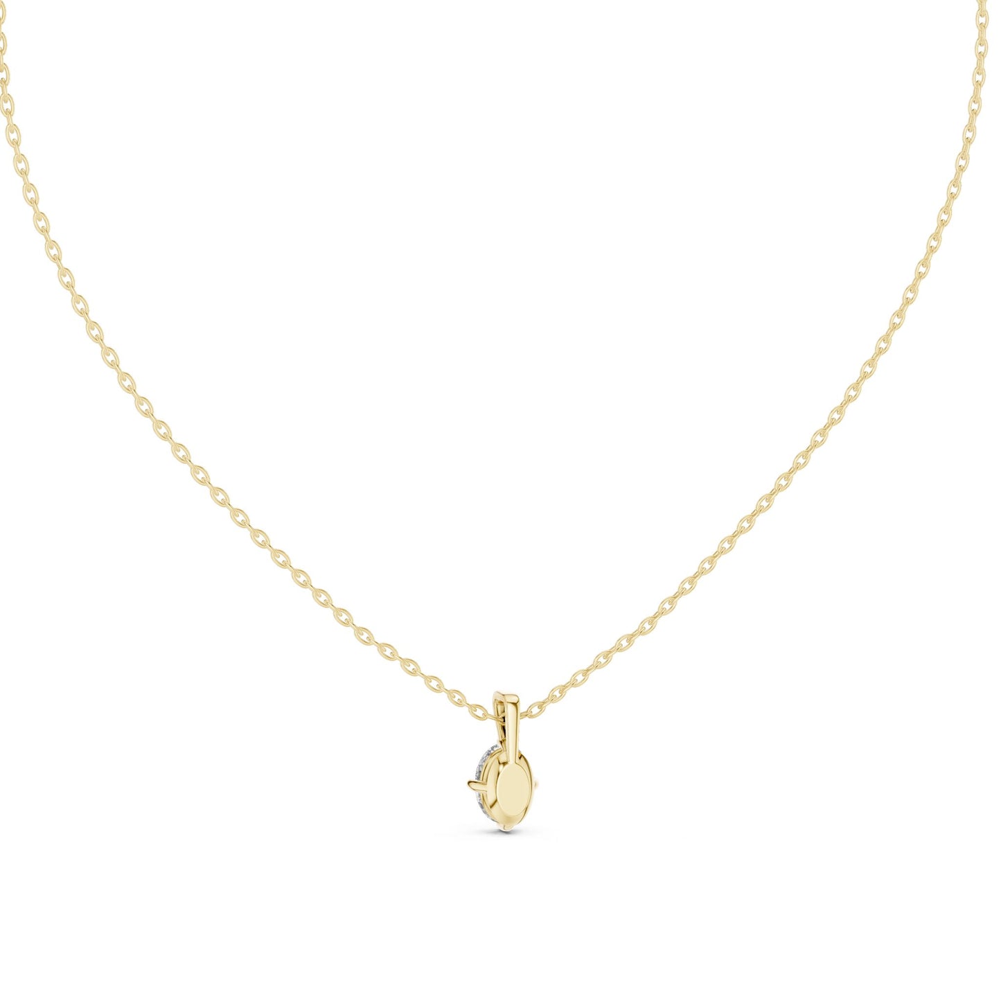 Oval Lab Grown Diamond Pendant