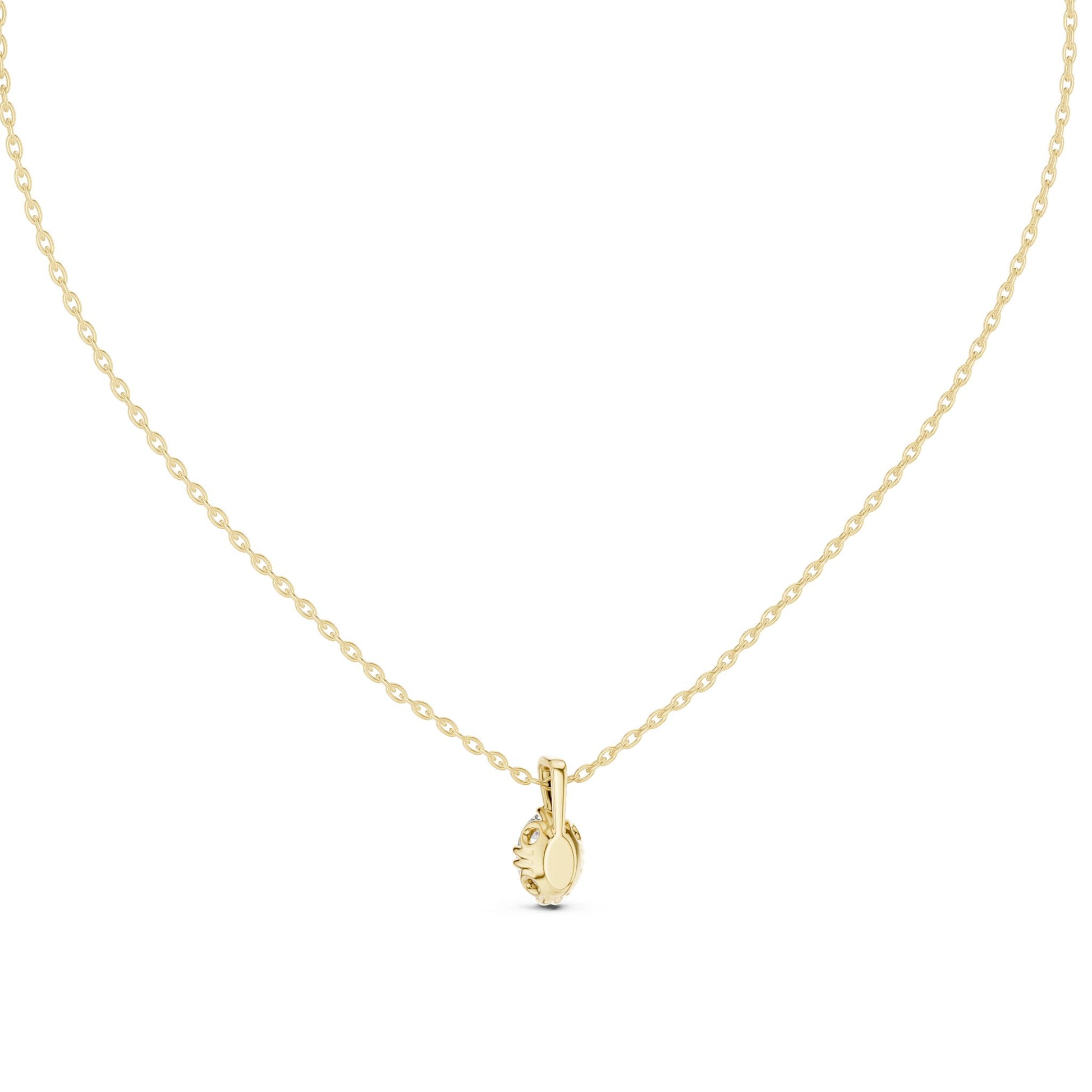 Oval Lab Grown Diamond Pendant