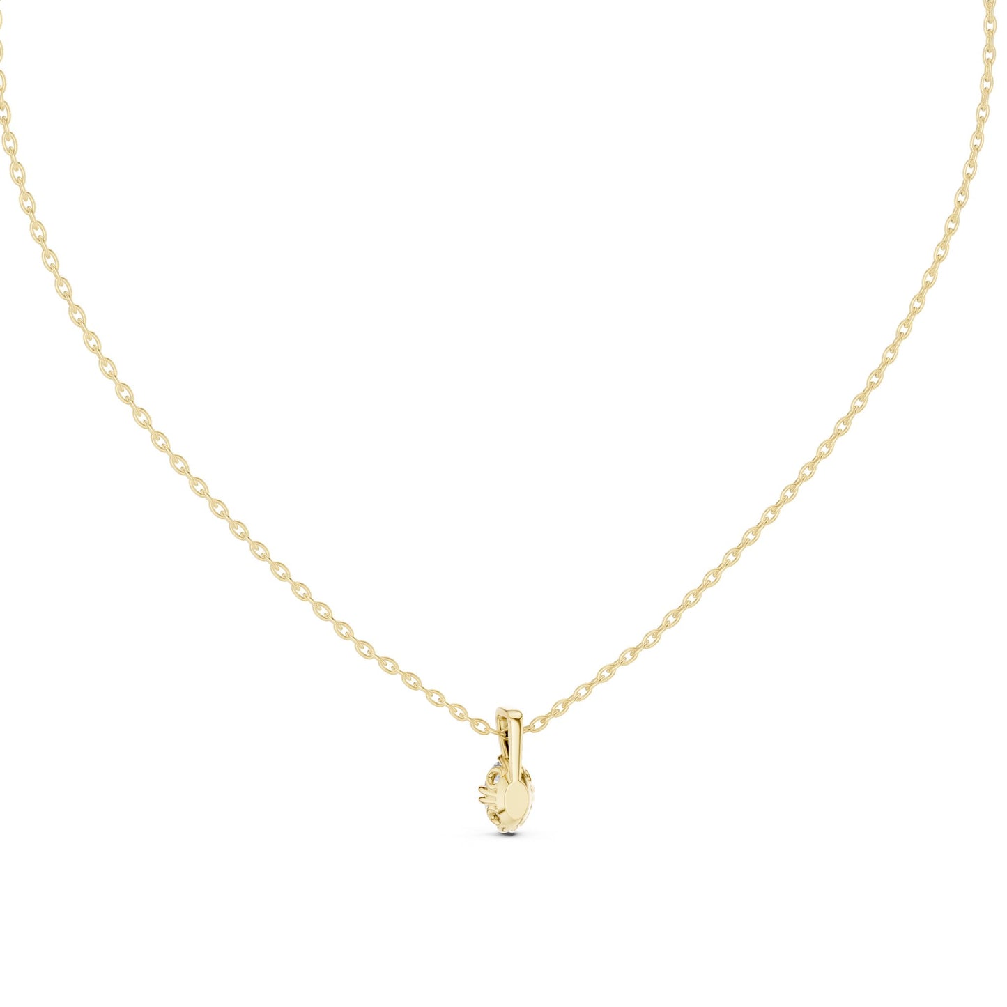 Oval Lab Grown Diamond Pendant
